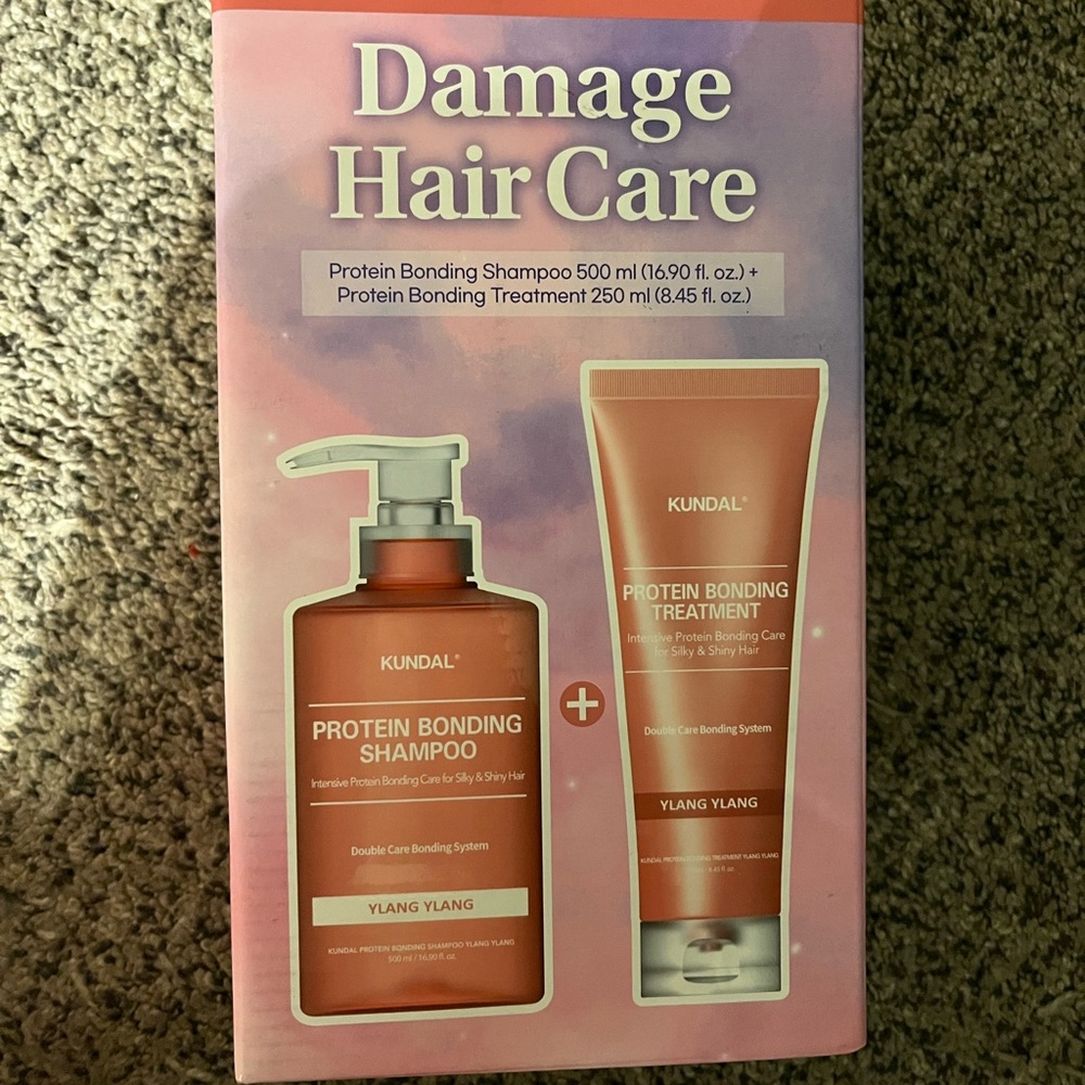 Kundal Korean Protein Bonding Shampoo and Conditioner Set
